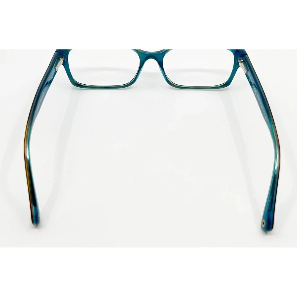 Coach Eyeglasses Womens Dark Tortoise Teal HC 6040 Brooklyn 52-16-135